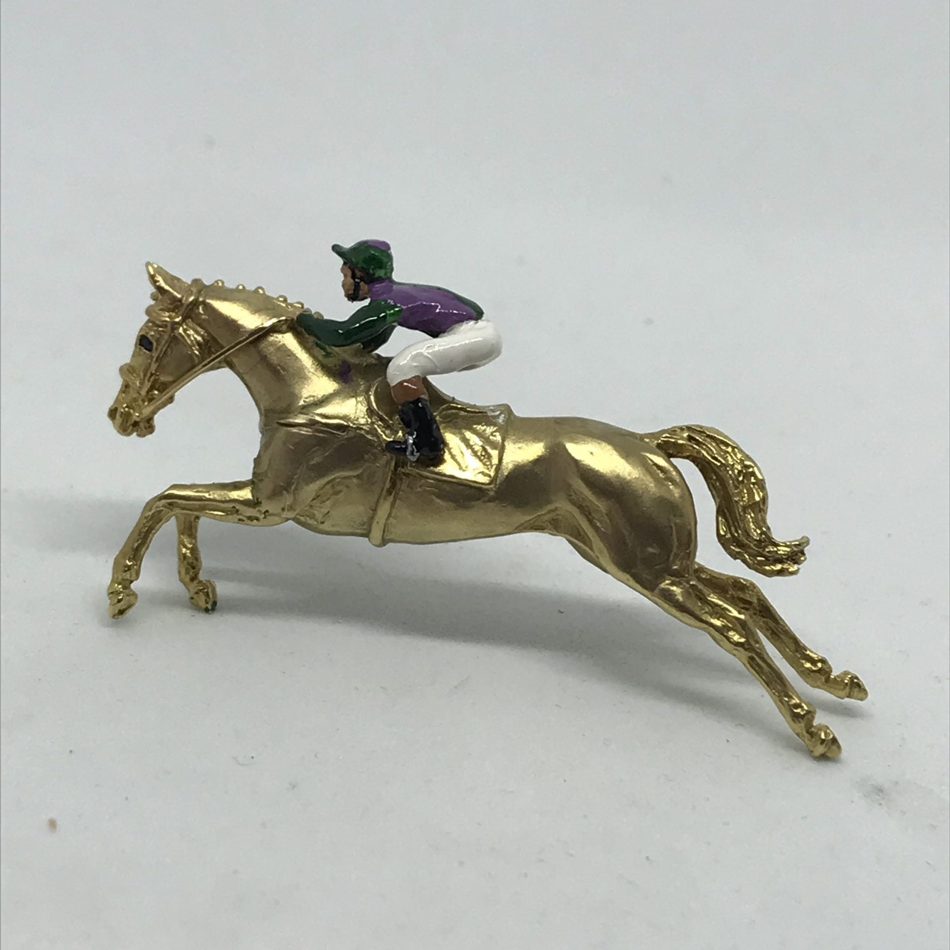 Large Steeplechaser Brooch